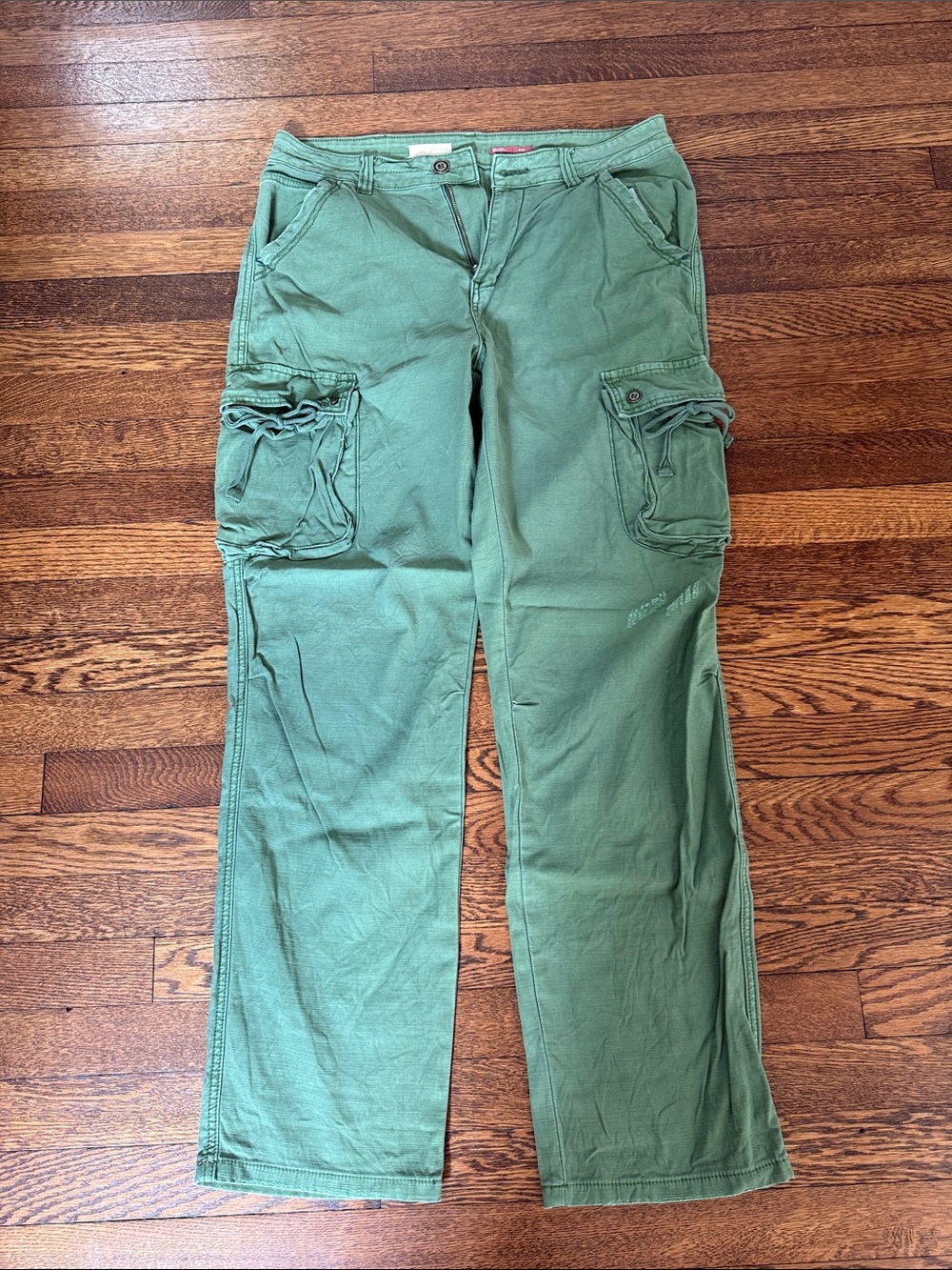 Anthropologie Pilcro Cargo Pants, Excellent Used Condition, 29 Tall, Green